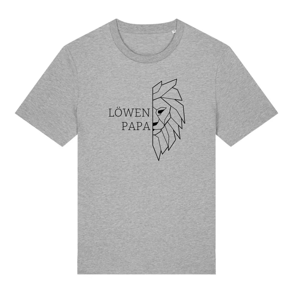 Löwen Papa - Bio Herren Shirt *personalisierbar (ohne Namen)*