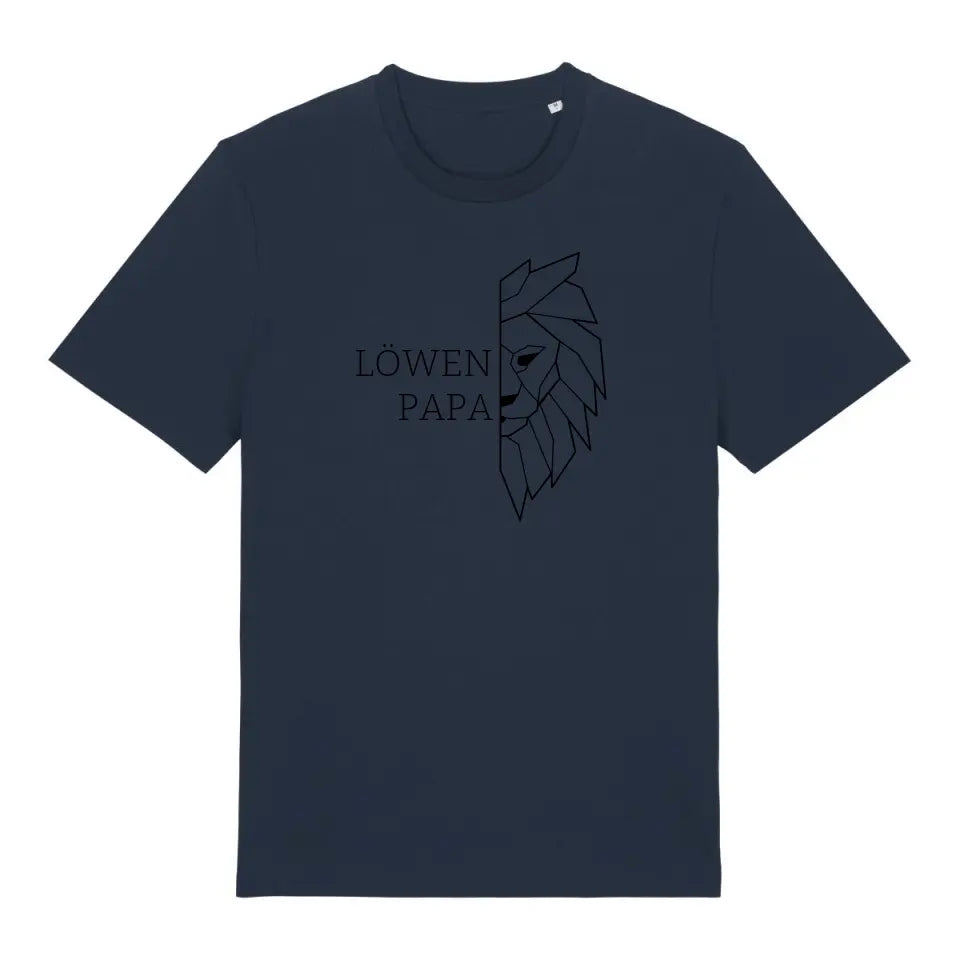 Löwen Papa - Bio Herren Shirt *personalisierbar (ohne Namen)*