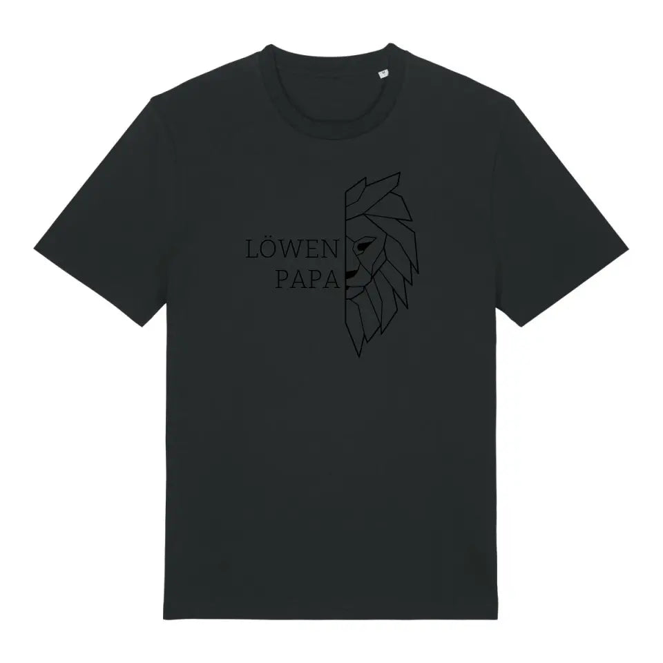 Löwen Papa - Bio Herren Shirt *personalisierbar (ohne Namen)*