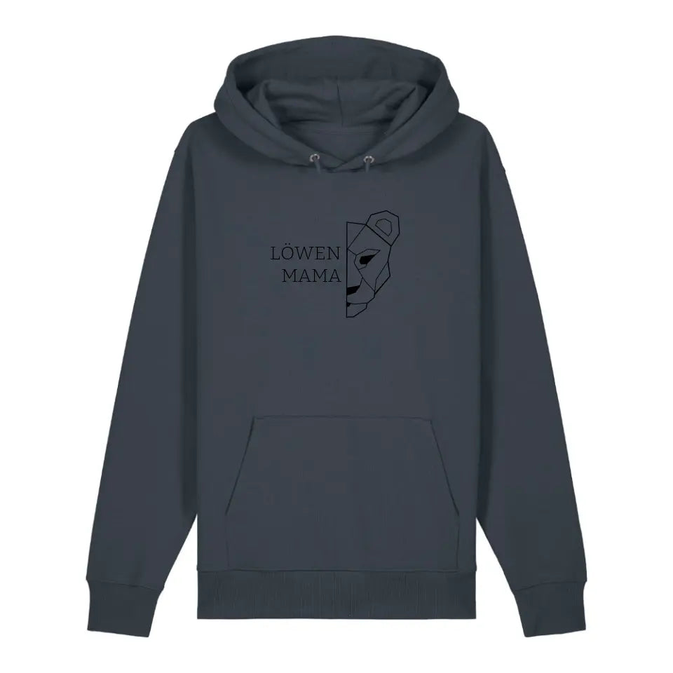 Löwen Mama - Bio Unisex Hoodie *personalisierbar (ohne Namen)*