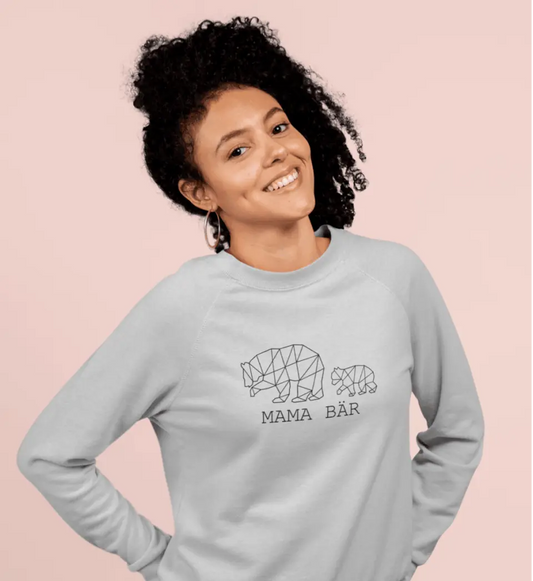 Mama Bär - Bio Unisex Sweatshirt *personalisierbar (1-4 Kinder ohne Namen)*