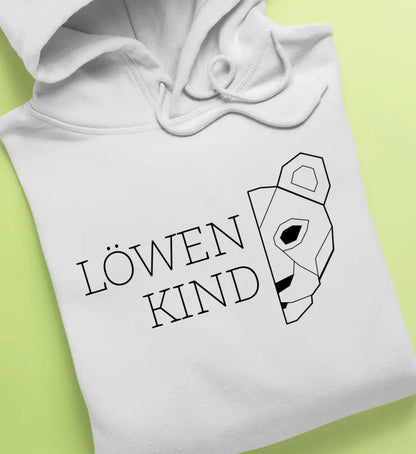 Löwen Kind - Bio Kinder Hoodie *personalisierbar (ohne Namen)*