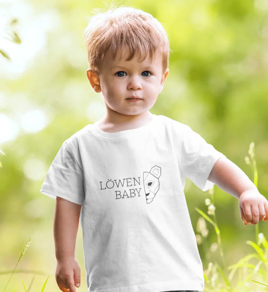 Löwen Baby - Bio Baby Shirt *personalisierbar (ohne Namen)*
