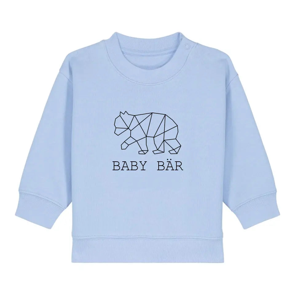 Baby Bär - Bio Baby Sweatshirt *personalisierbar (ohne Namen)*