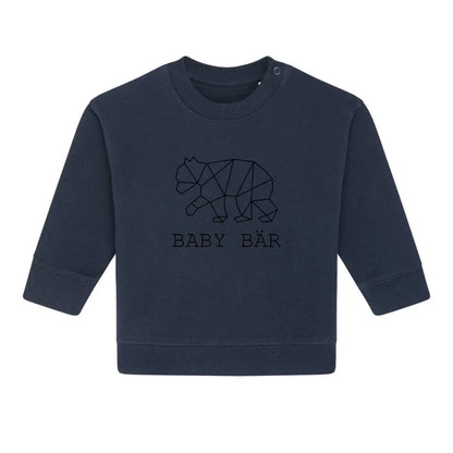 Baby Bär - Bio Baby Sweatshirt *personalisierbar (ohne Namen)*