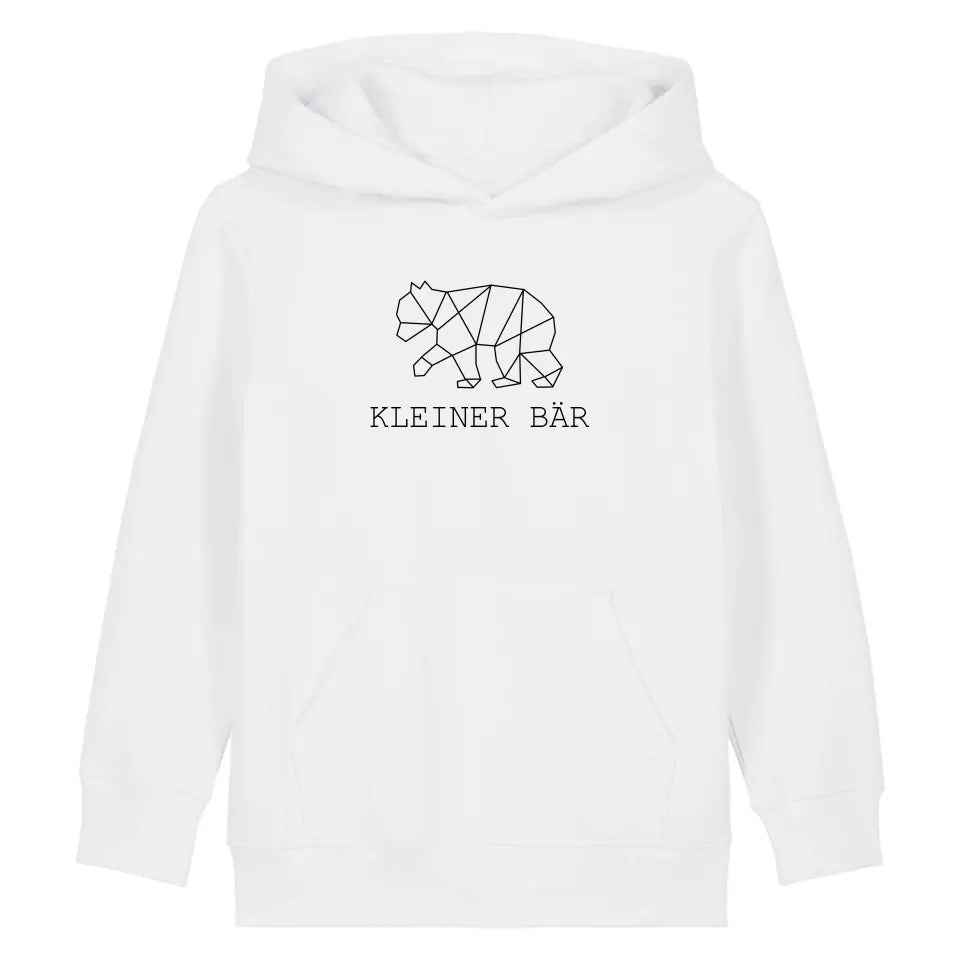 Kleiner Bär - Bio Kinder Hoodie *personalisierbar (ohne Namen)*