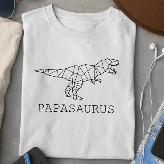 Papasaurus - Bio Herren Shirt *personalisierbar (ohne Namen)*