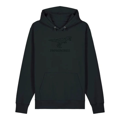 Papasaurus - Bio Unisex Hoodie *personalisierbar (ohne Namen)*