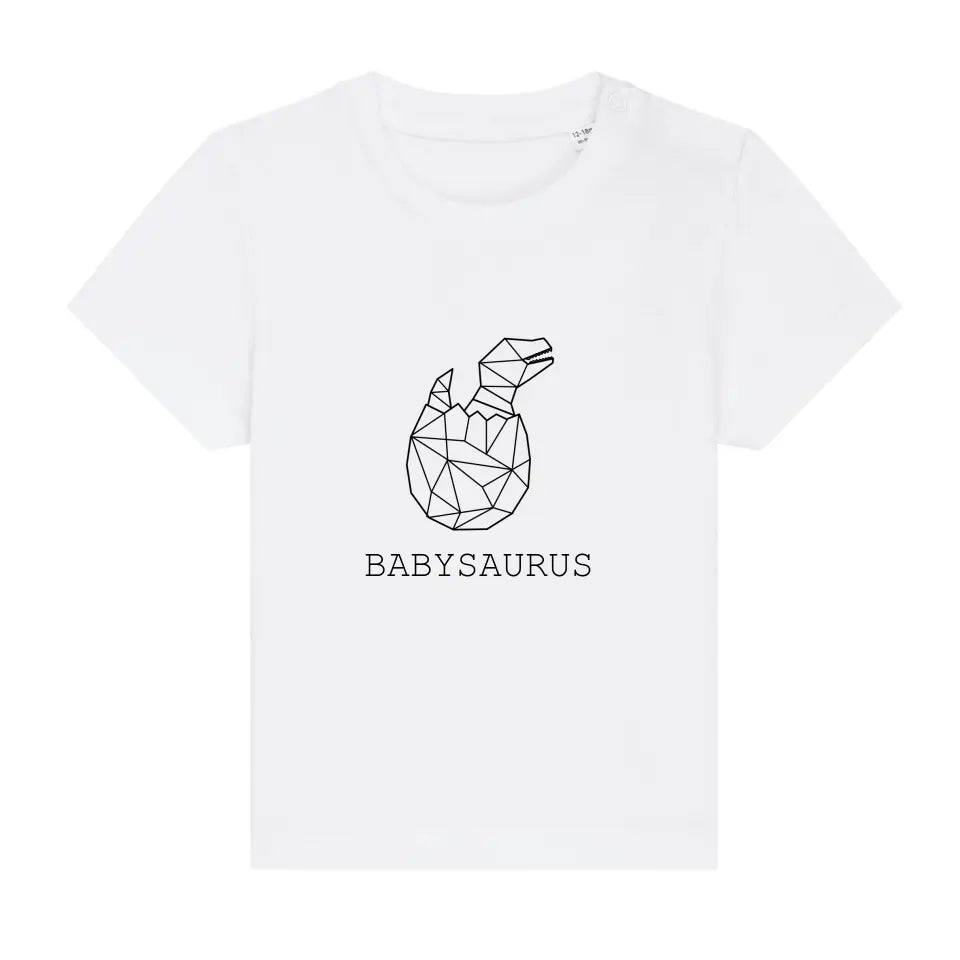 Babysaurus - Bio Baby Shirt *personalisierbar (ohne Namen)*