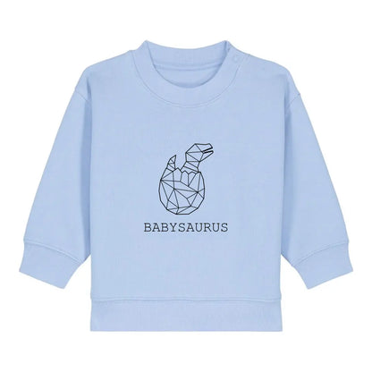 Babysaurus - Bio Baby Sweathirt *personalisierbar (ohne Namen)*