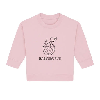 Babysaurus - Bio Baby Sweathirt *personalisierbar (ohne Namen)*