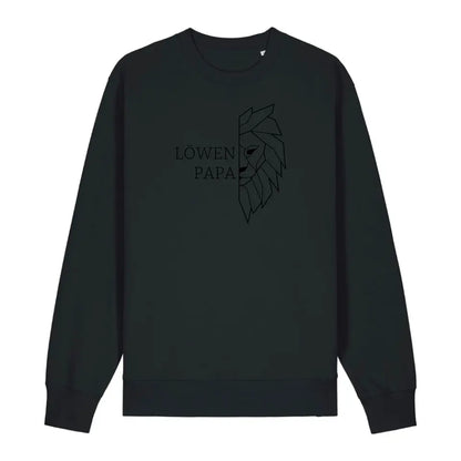 Löwen Papa - Bio Unisex Sweatshirt *personalisierbar (ohne Namen)*