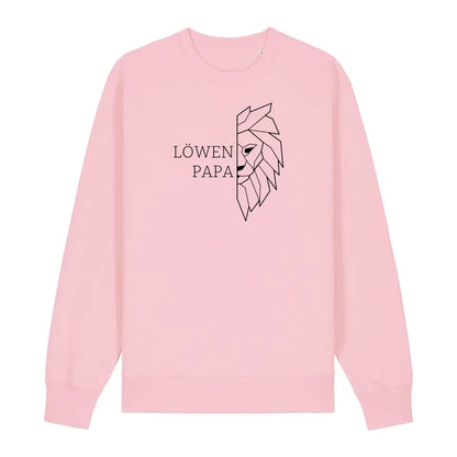 Löwen Papa - Bio Unisex Sweatshirt *personalisierbar (ohne Namen)*