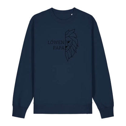 Löwen Papa - Bio Unisex Sweatshirt *personalisierbar (ohne Namen)*