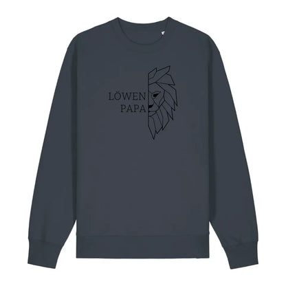 Löwen Papa - Bio Unisex Sweatshirt *personalisierbar (ohne Namen)*