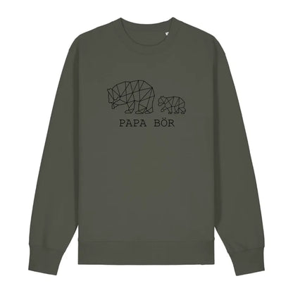 Papa Bör - Bio Unisex Sweatshirt *personalisierbar (1-4 Kinder ohne Namen)*