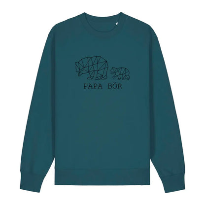 Papa Bör - Bio Unisex Sweatshirt *personalisierbar (1-4 Kinder ohne Namen)*