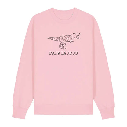 Papasaurus - Bio Unisex Sweatshirt *personalisierbar (ohne Namen)*