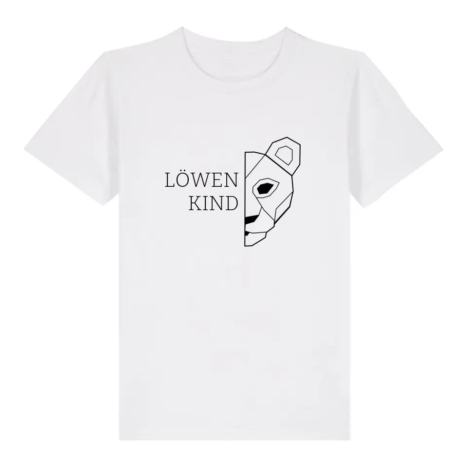 Löwen Kind - Bio Kinder Shirt *personalisierbar (ohne Namen)*