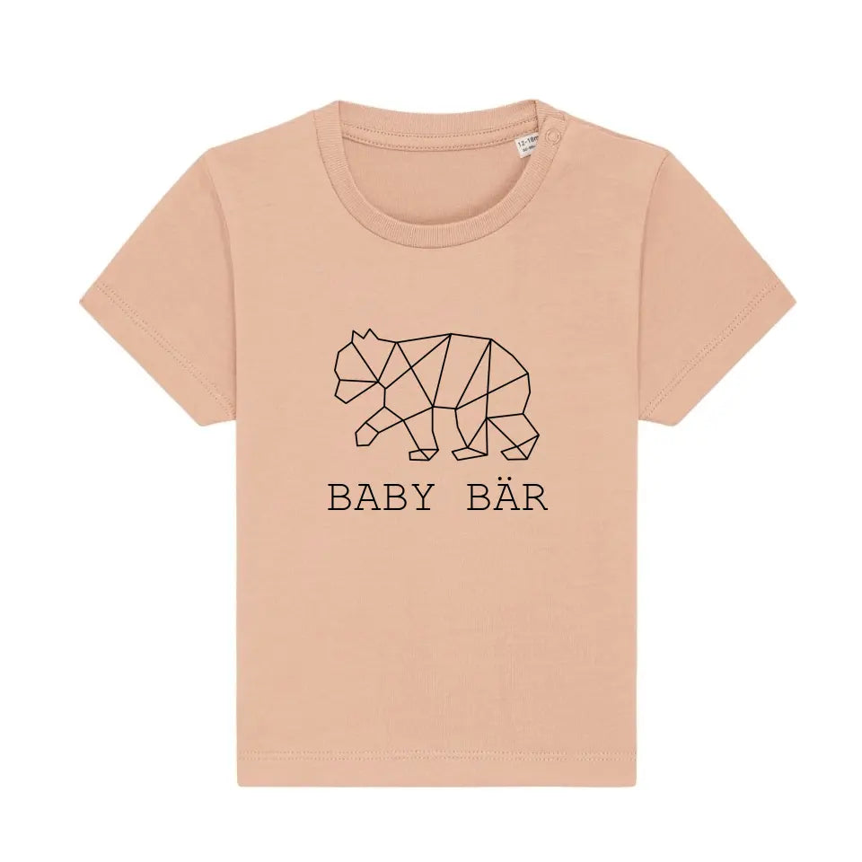 Baby Bär - Bio Baby Shirt *personalisierbar (ohne Namen)*