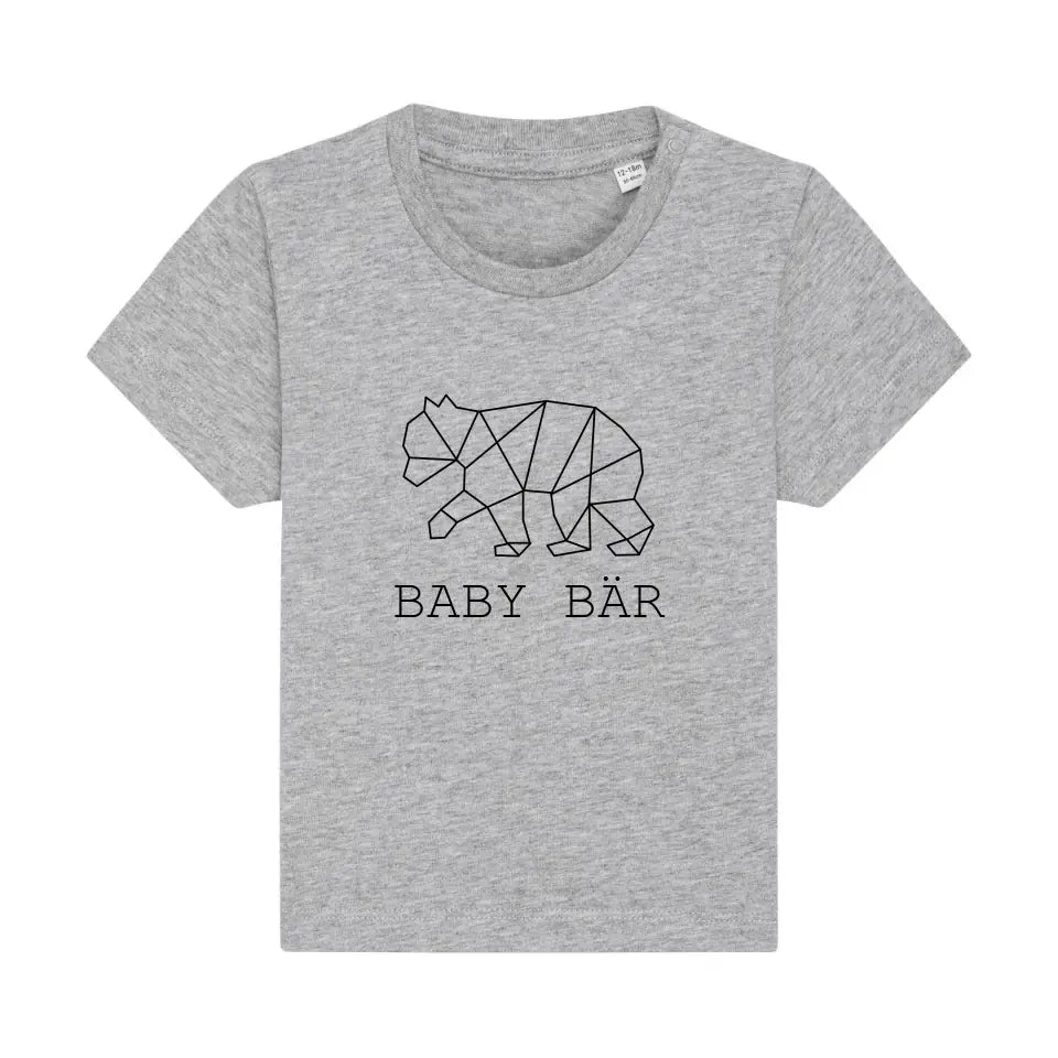Baby Bär - Bio Baby Shirt *personalisierbar (ohne Namen)*