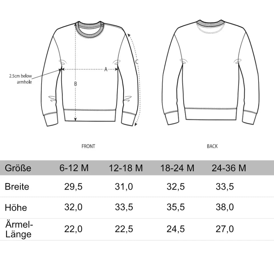 Babysaurus - Bio Baby Sweathirt *personalisierbar (ohne Namen)*