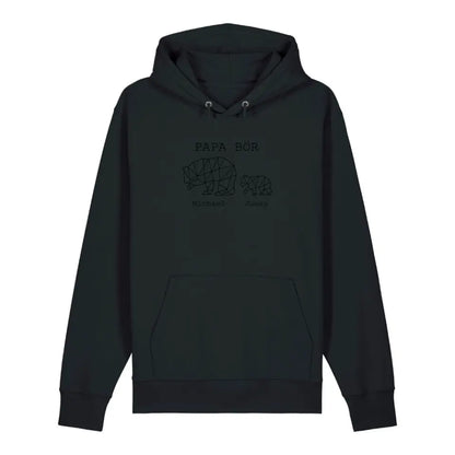 Papa Bör - Bio Unisex Hoodie *personalisierbar (1-4 Kinder mit Namen)*