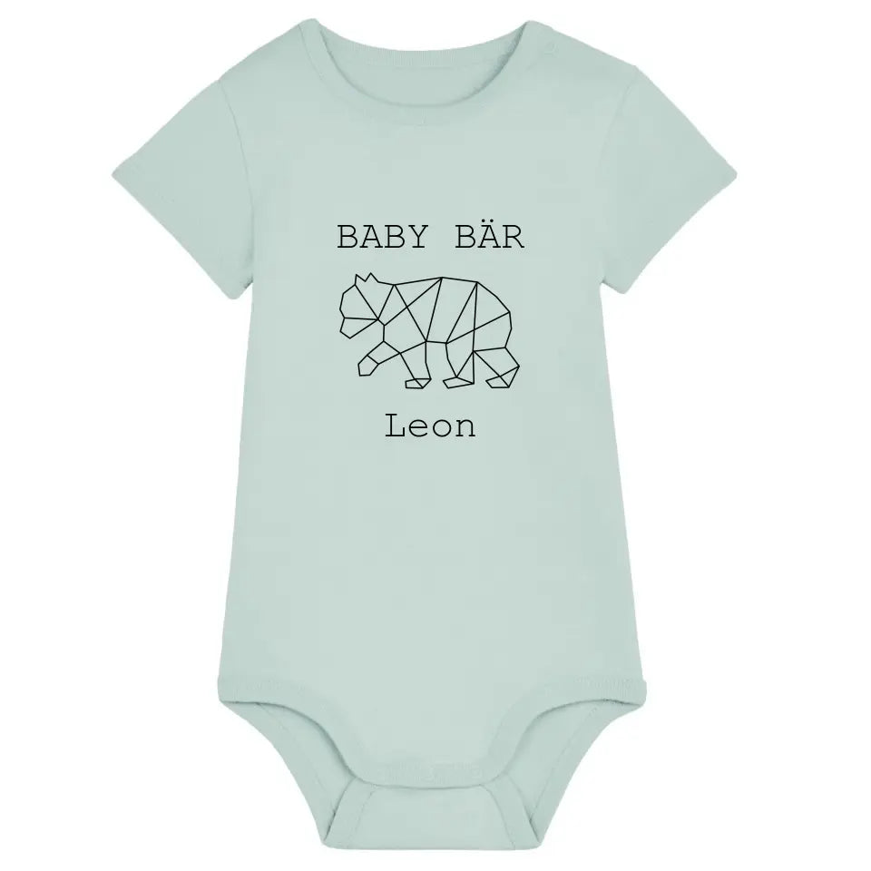 Baby Bär - Bio Baby Body *personalisierbar (mit Namen)*