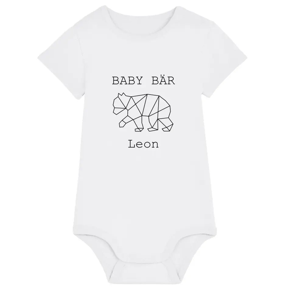 Baby Bär - Bio Baby Body *personalisierbar (mit Namen)*