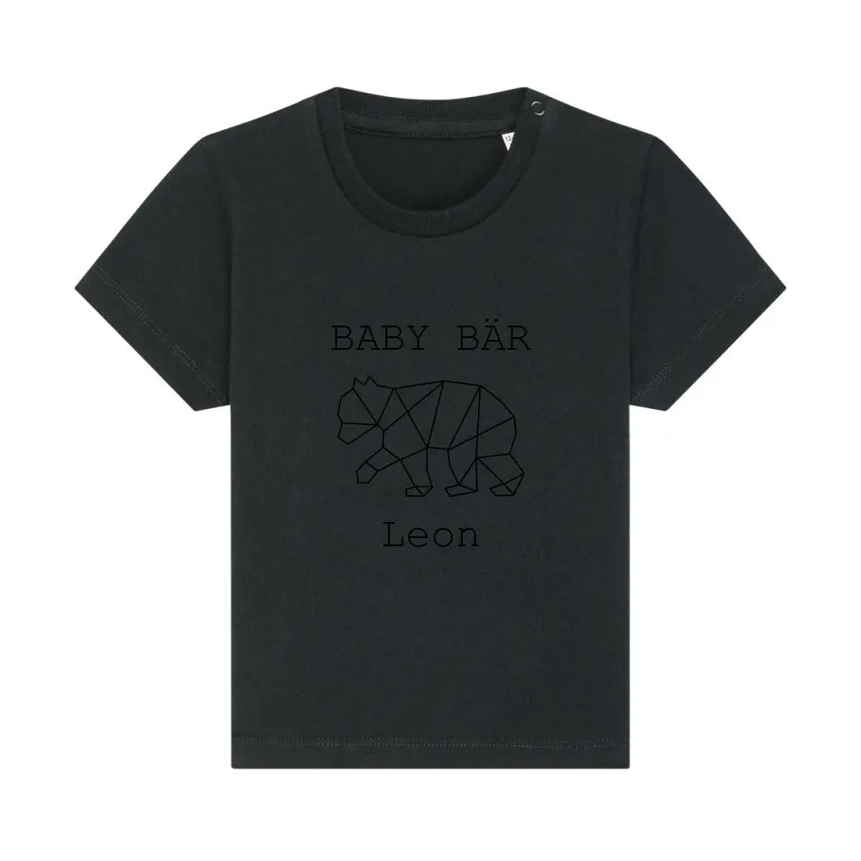 Baby Bär - Bio Baby Shirt *personalisierbar (mit Namen)*