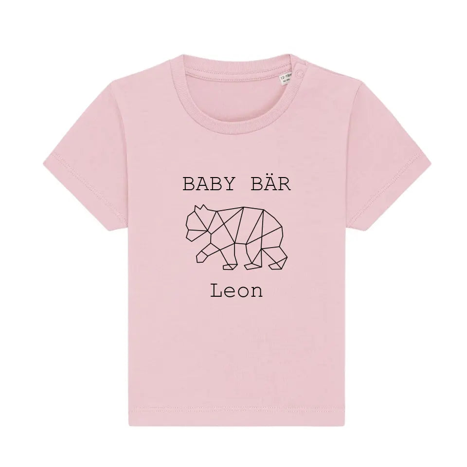 Baby Bär - Bio Baby Shirt *personalisierbar (mit Namen)*