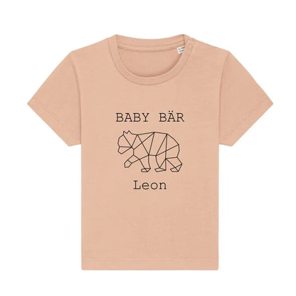 Baby Bär - Bio Baby Shirt *personalisierbar (mit Namen)*