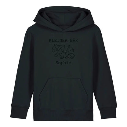 Kleiner Bär - Bio Kinder Hoodie *personalisierbar (mit Namen)*