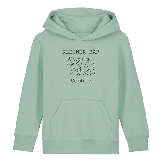 Kleiner Bär - Bio Kinder Hoodie *personalisierbar (mit Namen)*