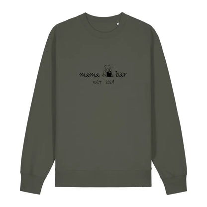 Mama Pu-Bär - Bio Unisex Sweatshirt *personalisierbar* Changer Sweatshirt 2.0 ST ST Khaki
