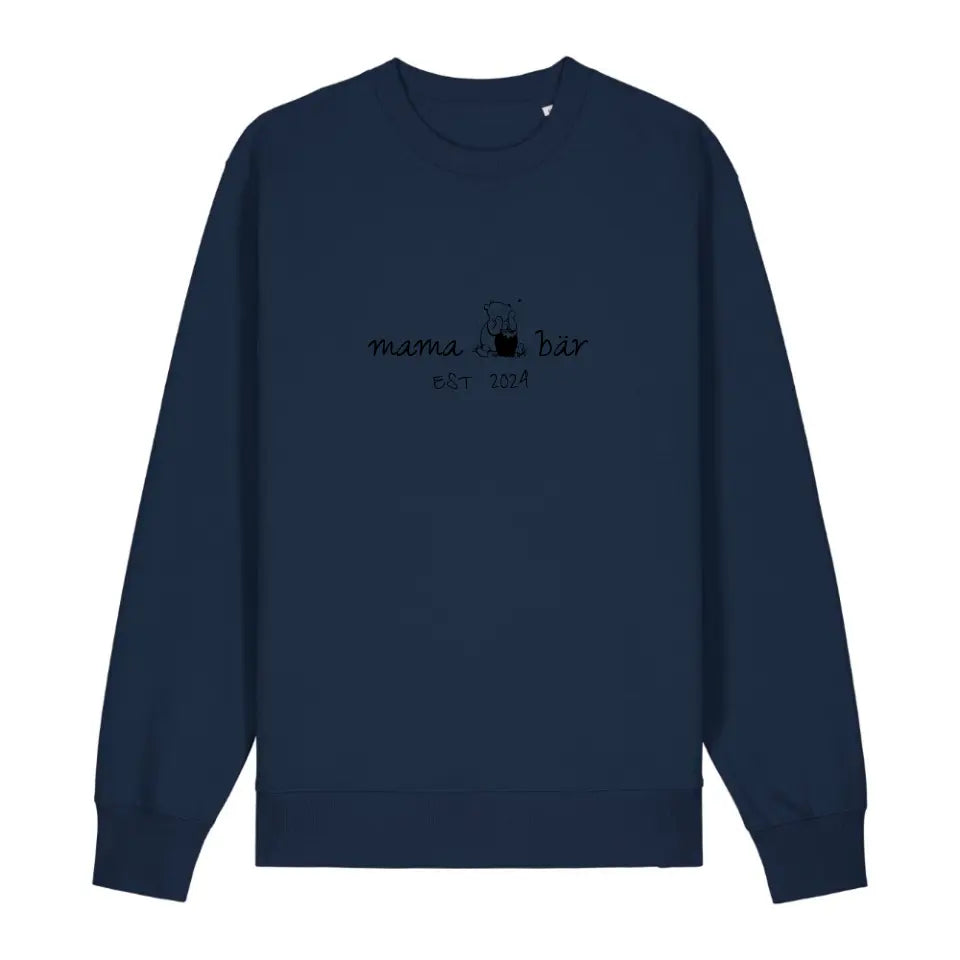 Mama Pu-Bär - Bio Unisex Sweatshirt *personalisierbar* Changer Sweatshirt 2.0 ST ST French-Navy