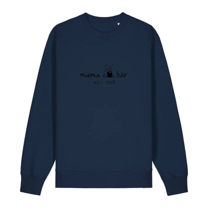 Mama Pu-Bär - Bio Unisex Sweatshirt *personalisierbar* Changer Sweatshirt 2.0 ST ST French-Navy