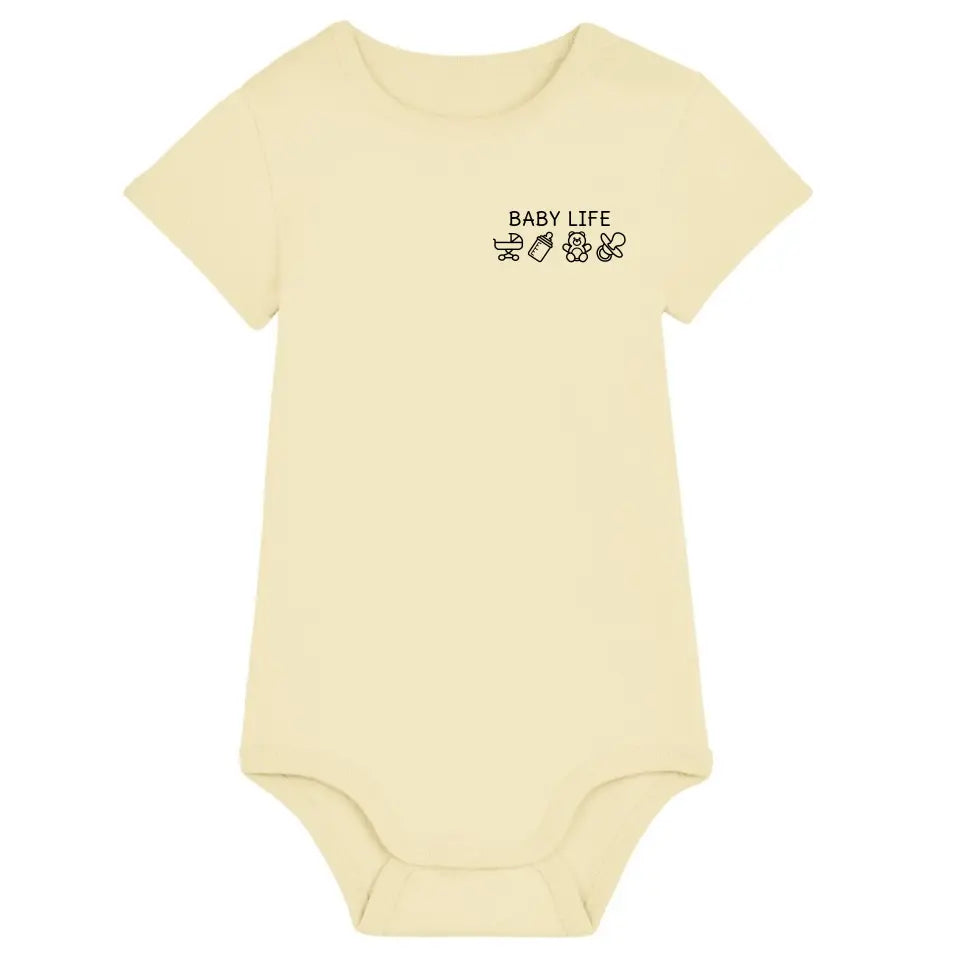 Baby Life Symbole - Bio Baby Body *personalisierbar*