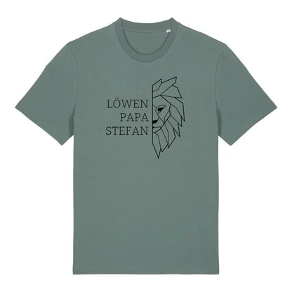 Löwen Papa - Bio Herren Shirt *personalisierbar (mit Namen)*