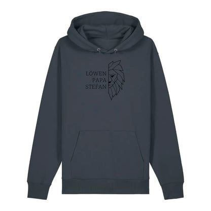 Löwen Papa - Bio Unisex Hoodie *personalisierbar (mit Namen)*