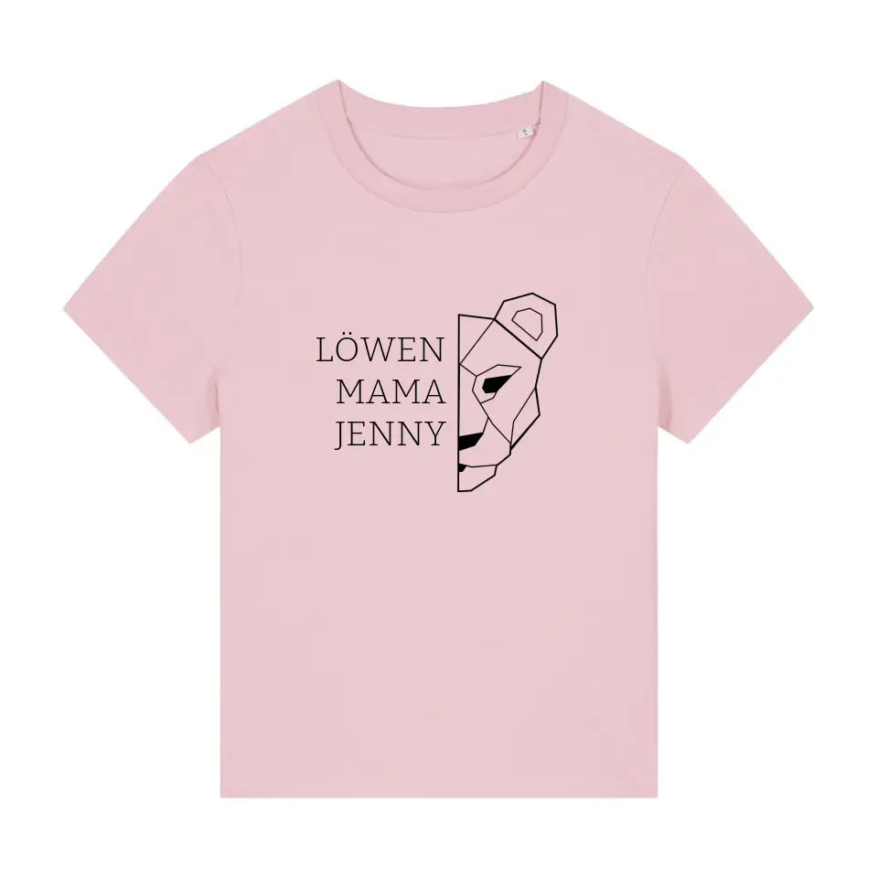 Löwen Mama - Bio Damen Shirt *personalisierbar (mit Namen)*