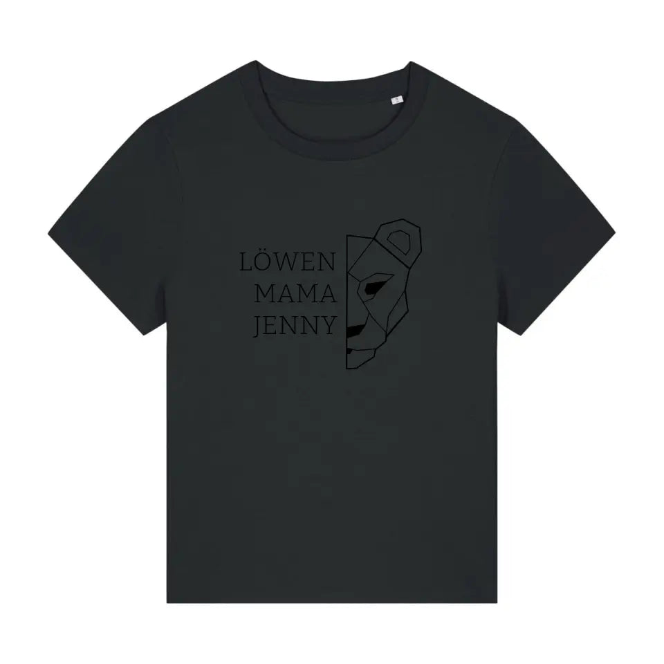 Löwen Mama - Bio Damen Shirt *personalisierbar (mit Namen)*