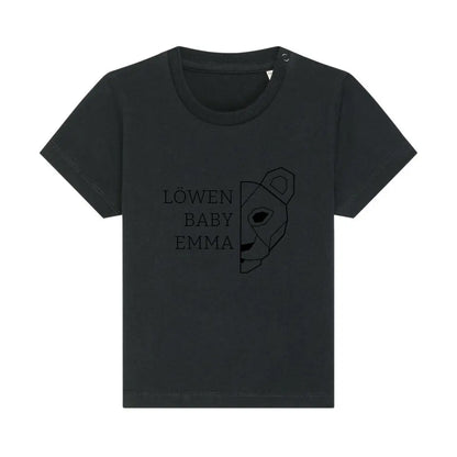 Löwen Baby - Bio Baby Shirt *personalisierbar (mit Namen)*