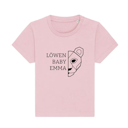 Löwen Baby - Bio Baby Shirt *personalisierbar (mit Namen)*