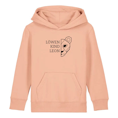 Löwen Kind - Bio Kinder Hoodie *personalisierbar (mit Namen)*