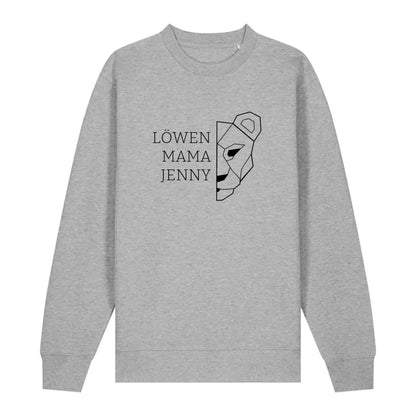 Löwen Mama - Bio Unisex Sweatshirt *personalisierbar (mit Namen)*