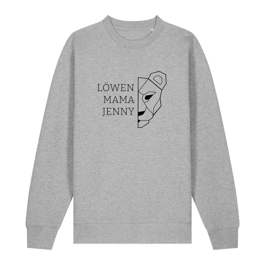 Löwen Mama - Bio Unisex Sweatshirt *personalisierbar (mit Namen)*