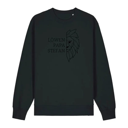 Löwen Papa - Bio Unisex Sweatshirt *personalisierbar (mit Namen)*