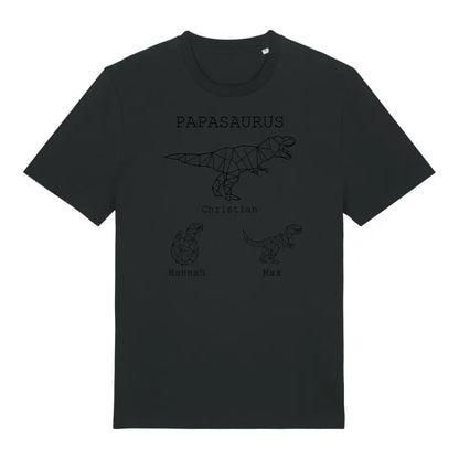 Papasaurus - Bio Herren Shirt *personalisierbar (mit Namen)*