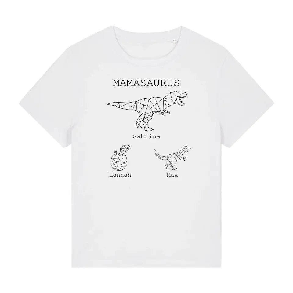 Mamasaurus - Bio Damen Shirt *personalisierbar (mit Namen)*